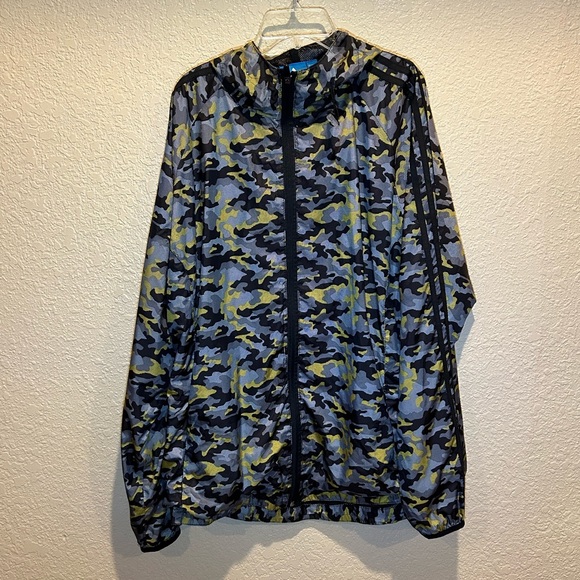 adidas Other - Adidas Camouflauge Windbreaker Jacket Men’s XL